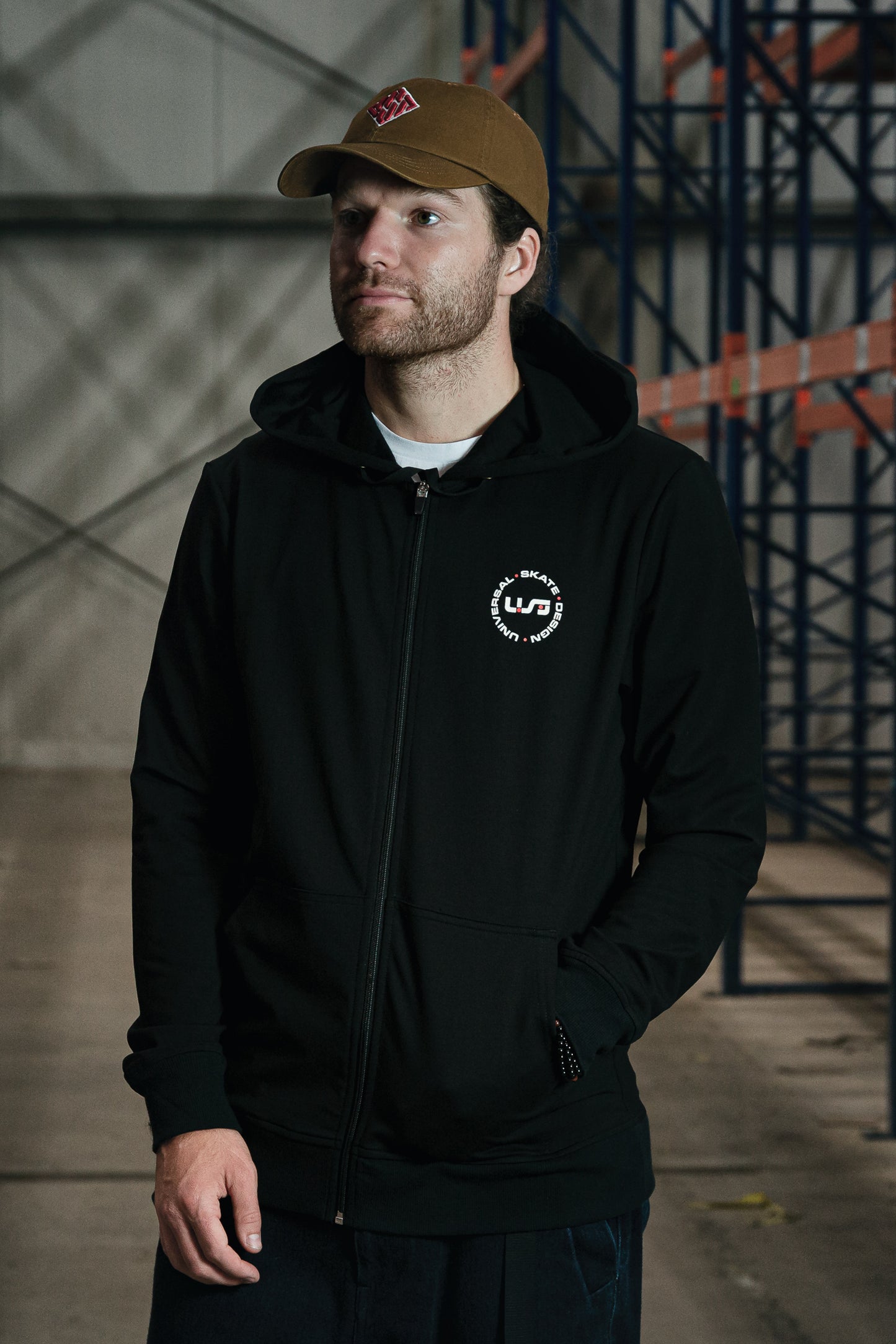 USD Heritage Black Zip Jacket with Hood - SCARY GOOD DEAL