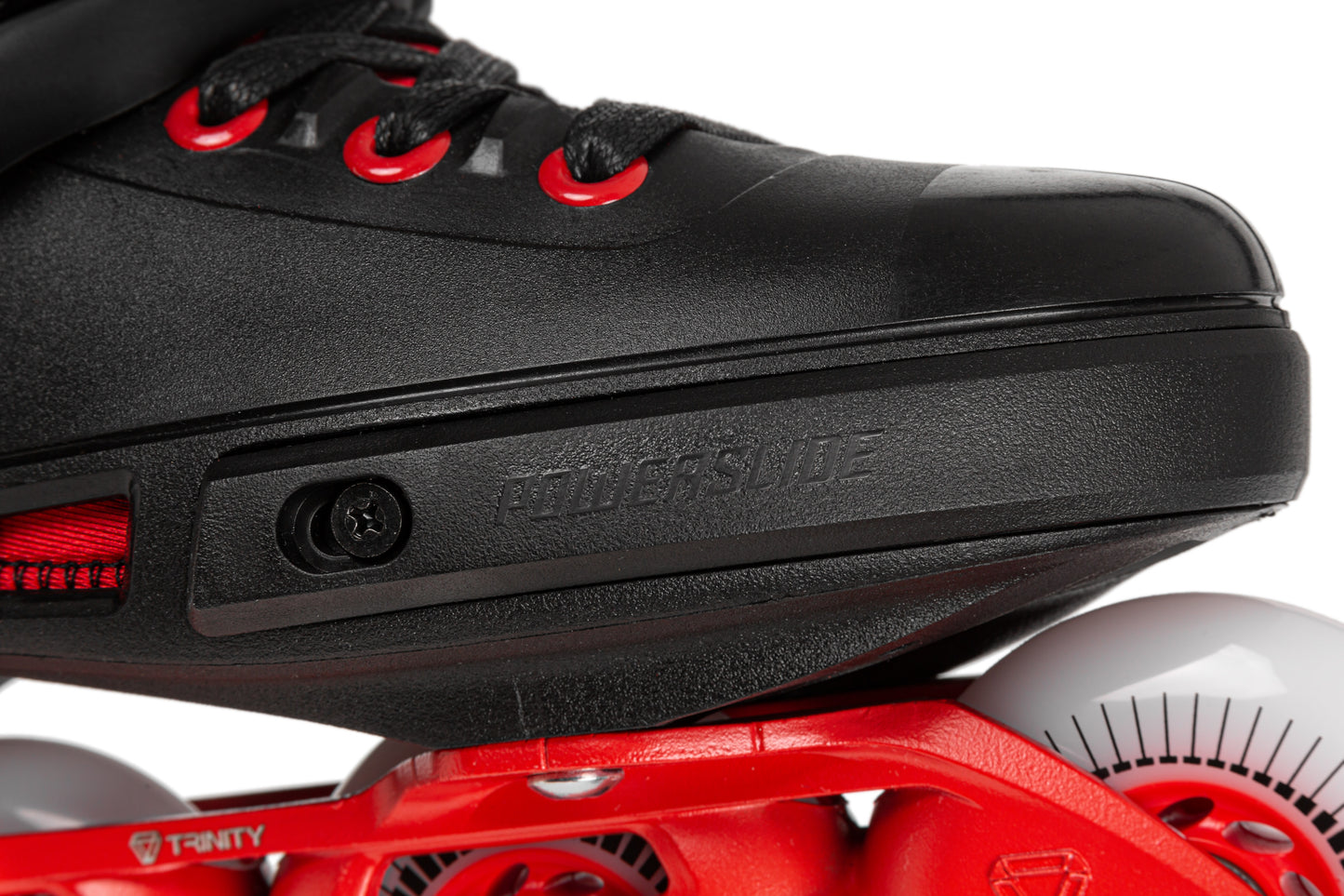 Powerslide Next Black Red 80 Skate (Boot Only Option Available) - Clearance