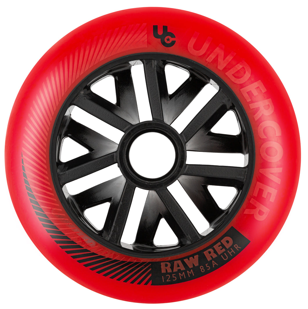 Undercover RAW Wheel 125mm - Red (6 pack)