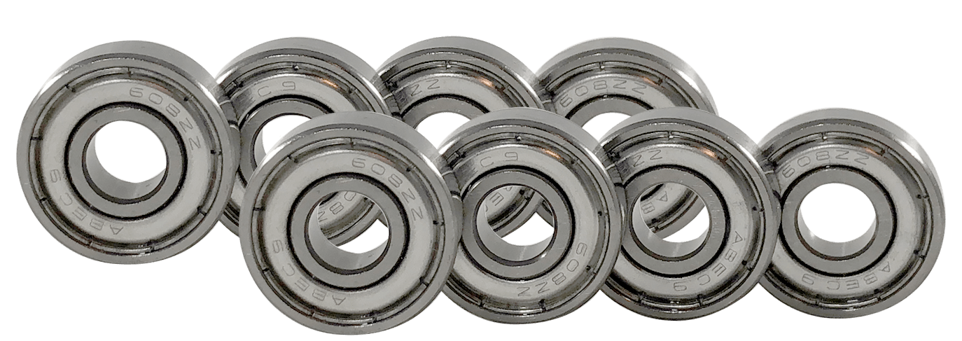 50/50 Bearings - ABEC 9 (8pack) - Oak City Inline Skate Shop