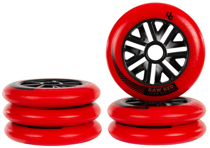 Undercover RAW Wheel 125mm - Red (6 pack)