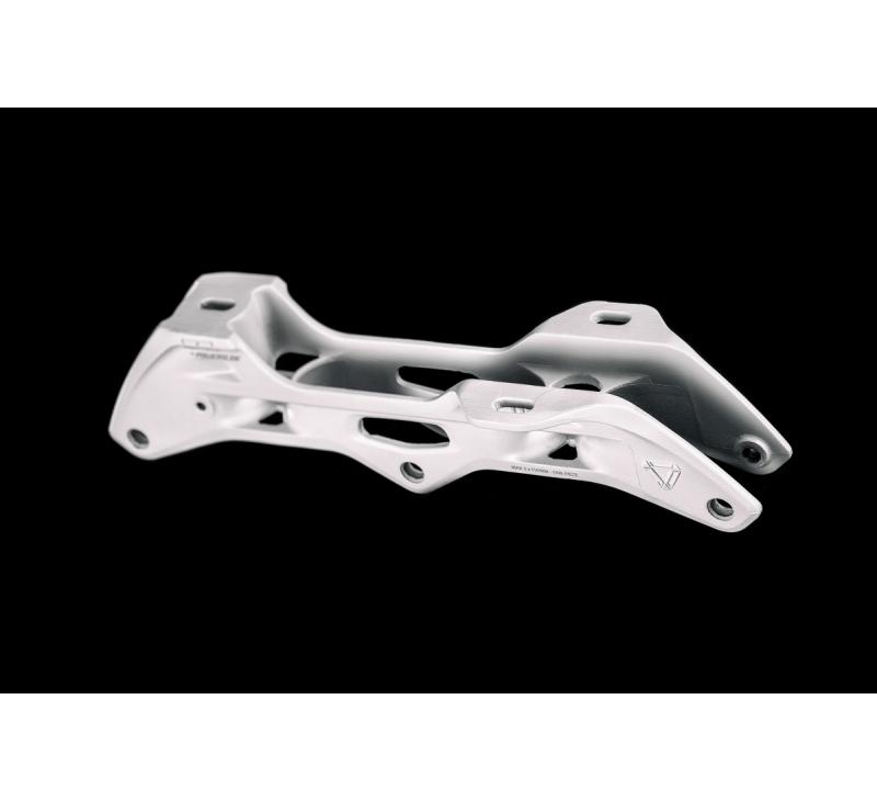 Powerslide Trinity Elite Casted AL 3x100 Frame (231mm) - White - Oak City Inline Skate Shop