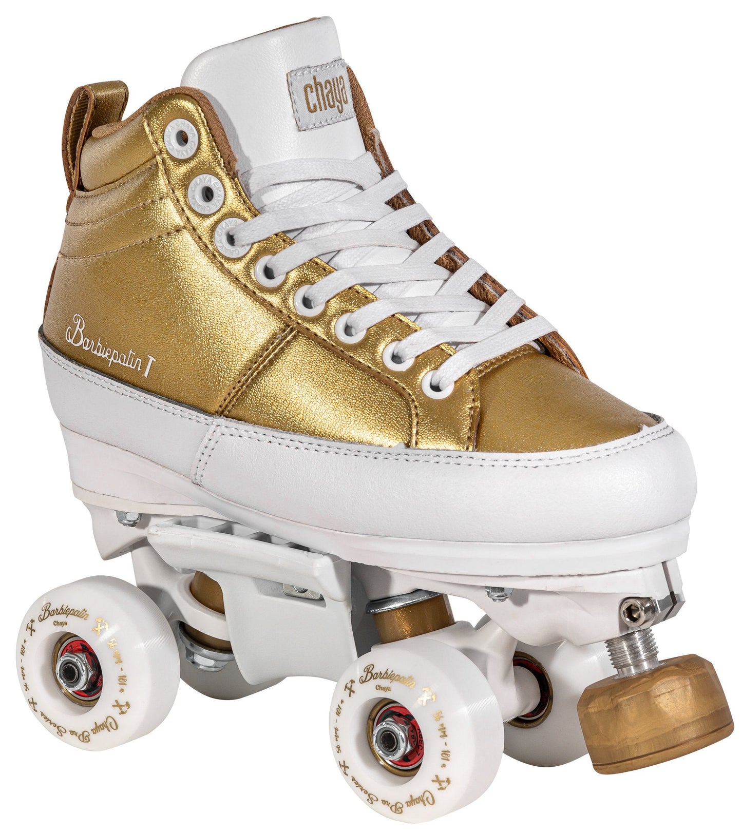 Chaya Kismet Barbie Patin - Gold QUAD Skate (6-10us Women)