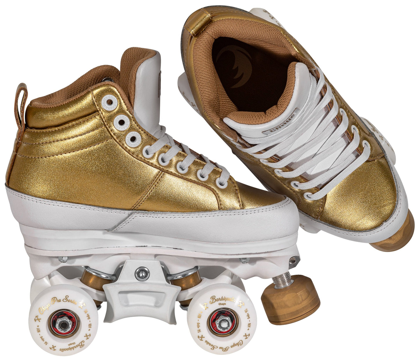 Chaya Kismet Barbie Patin - Gold QUAD Skate (6-10us Women)