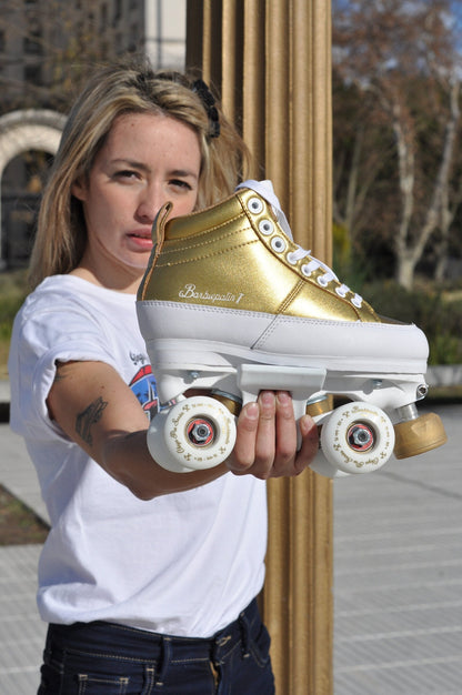 Chaya Kismet Barbie Patin - Gold QUAD Skate (6-10us Women)