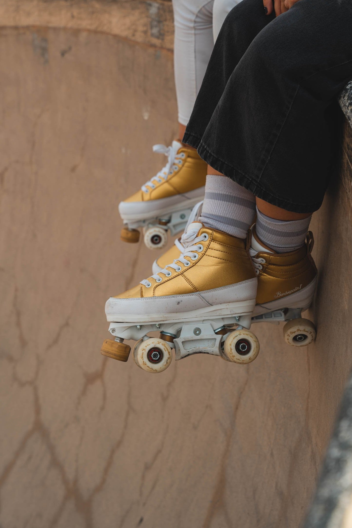 Chaya Kismet Barbie Patin - Gold QUAD Skate (6-10us Women)