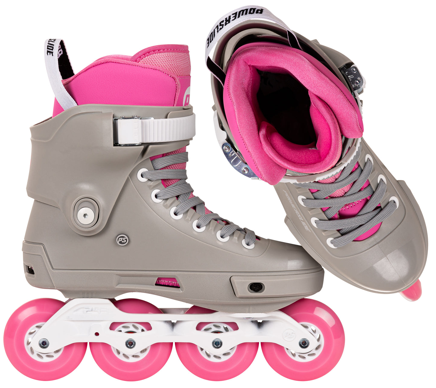 Powerslide Next SL Grey & Pink 80 Skate