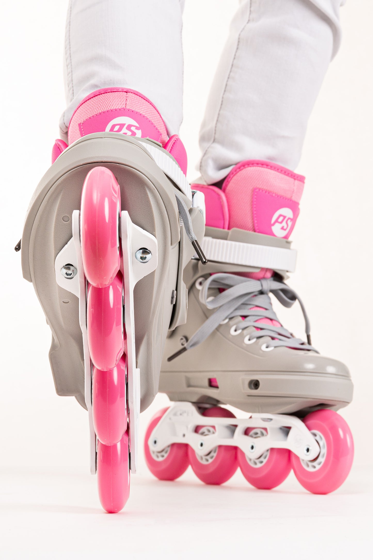 Powerslide Next SL Grey & Pink 80 Skate