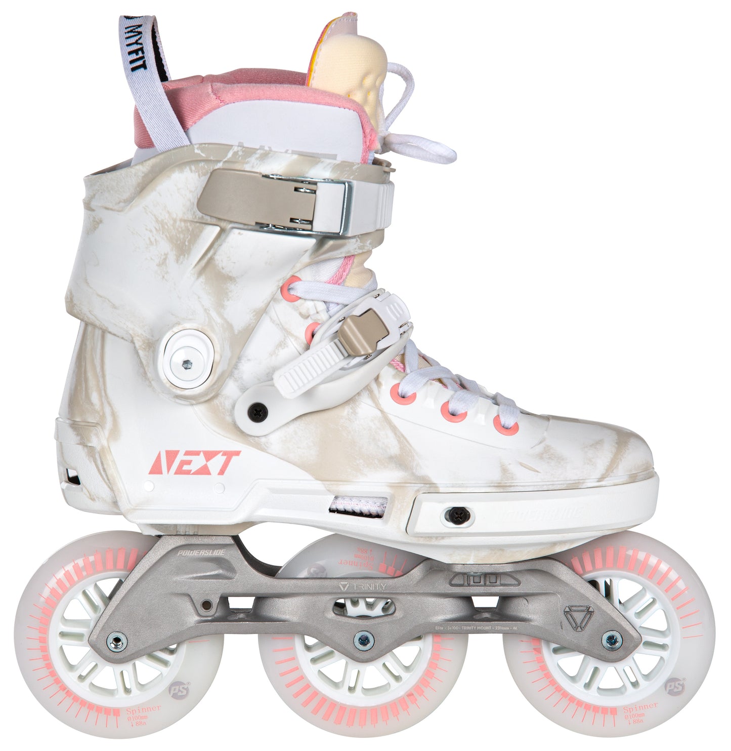 Powerslide Next Marble Pink 100 (7.5-8us Men / 8.5-9us Women)