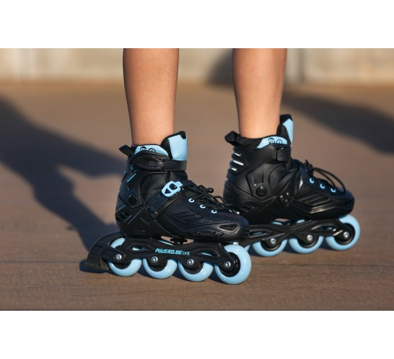 Powerslide One Khaan Jr Limited Skate for Kids - Oak City Inline Skate Shop