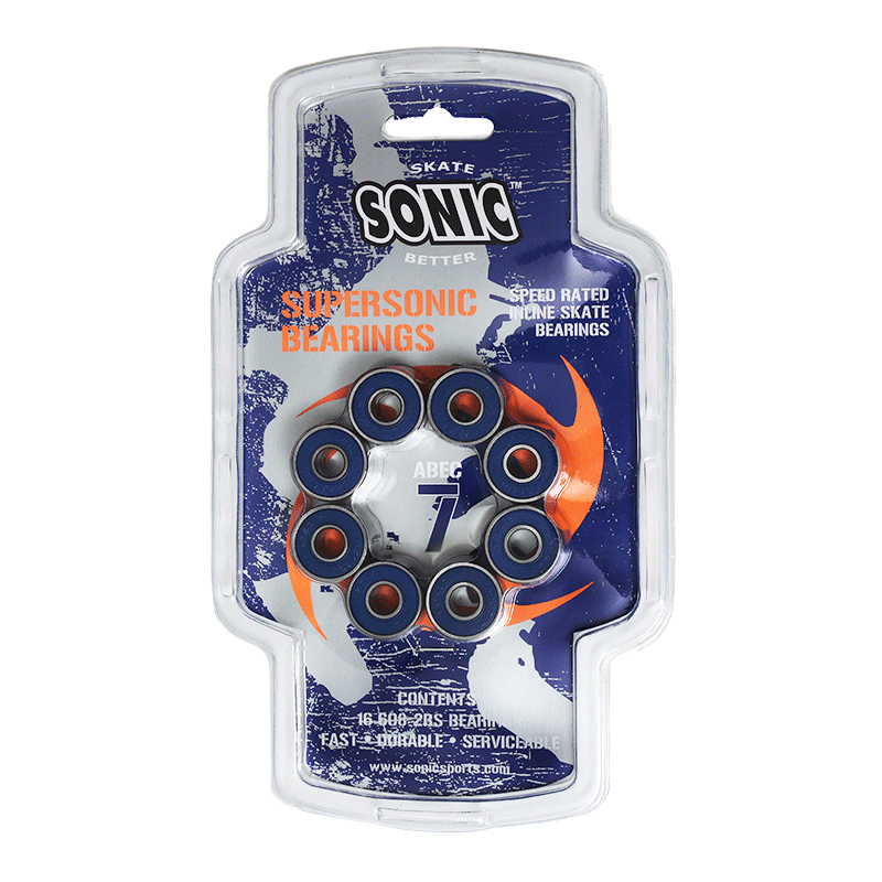 Sonic Abec 7 Bearings (16 pack) - Oak City Inline Skate Shop