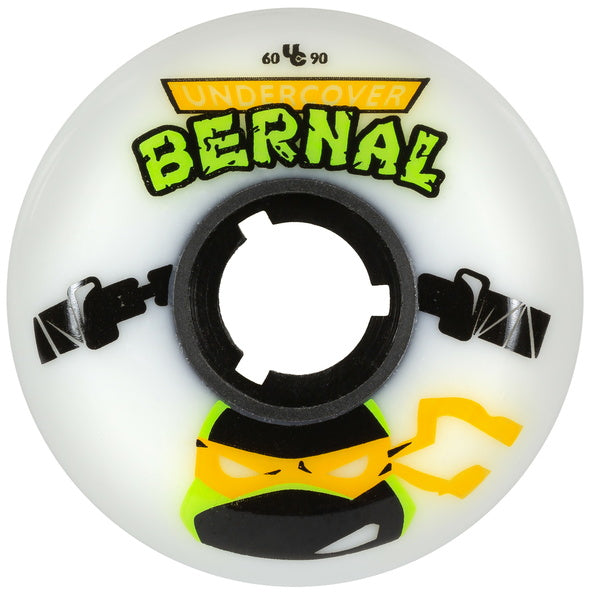 Undercover Bernal TV Series Wheel 60mm 90a (4pk) - White (CLEARANCE)