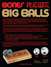 Load image into Gallery viewer, Bones Big Balls Reds bearings - Oak City Inline Skate Shop