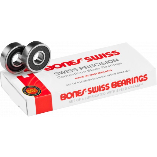 Bones Swiss Precision Bearings - Oak City Inline Skate Shop