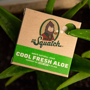 Dr Squatch Soap - Cool Fresh Aloe – Oak City Inline Skate Shop
