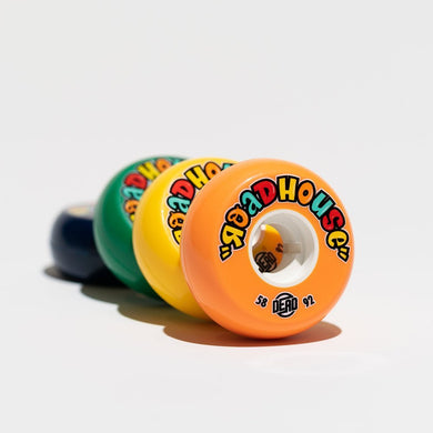 Dead x Roadhouse Wheel 58mm 92a (Multicolor with White Core)