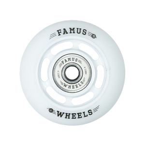 FAMUS WHEELS - 60mm 88a - 6 SPOKES WHITE