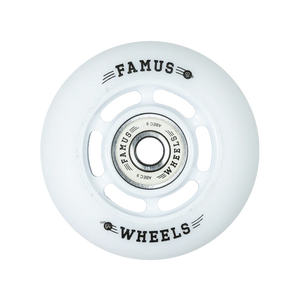 FAMUS WHEELS - 64mm 92a - 6 SPOKES WHITE