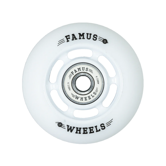 FAMUS WHEELS - 64mm 88a - 6 SPOKES WHITE