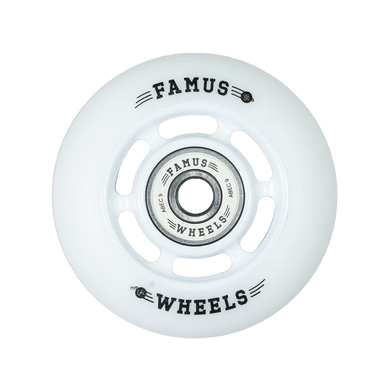 FAMUS WHEELS - 64mm 88a - 6 SPOKES WHITE