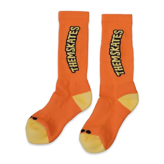 Them Skates Orange Sock