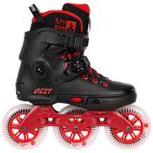 Load image into Gallery viewer, Powerslide Next Black Red 110 Skate - Clearance