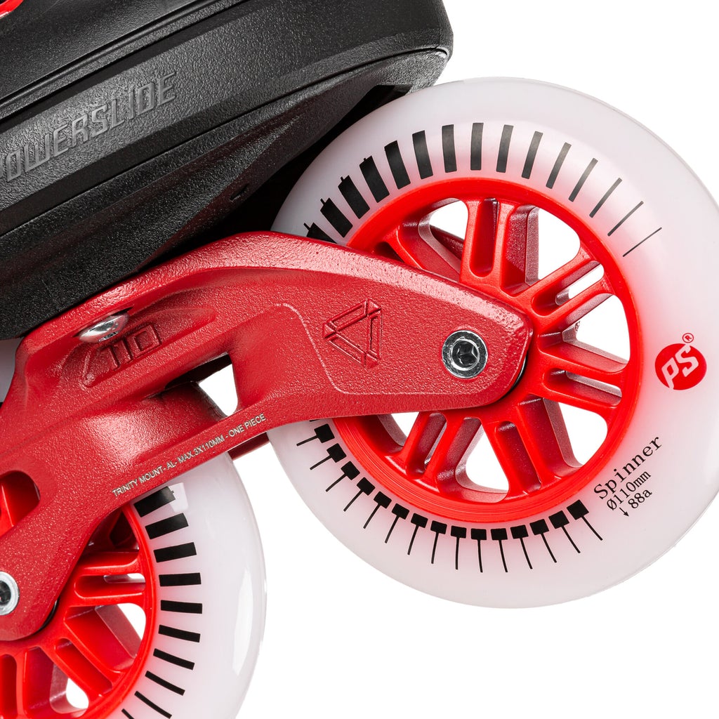 Powerslide Next Black Red 110 Skate - Clearance