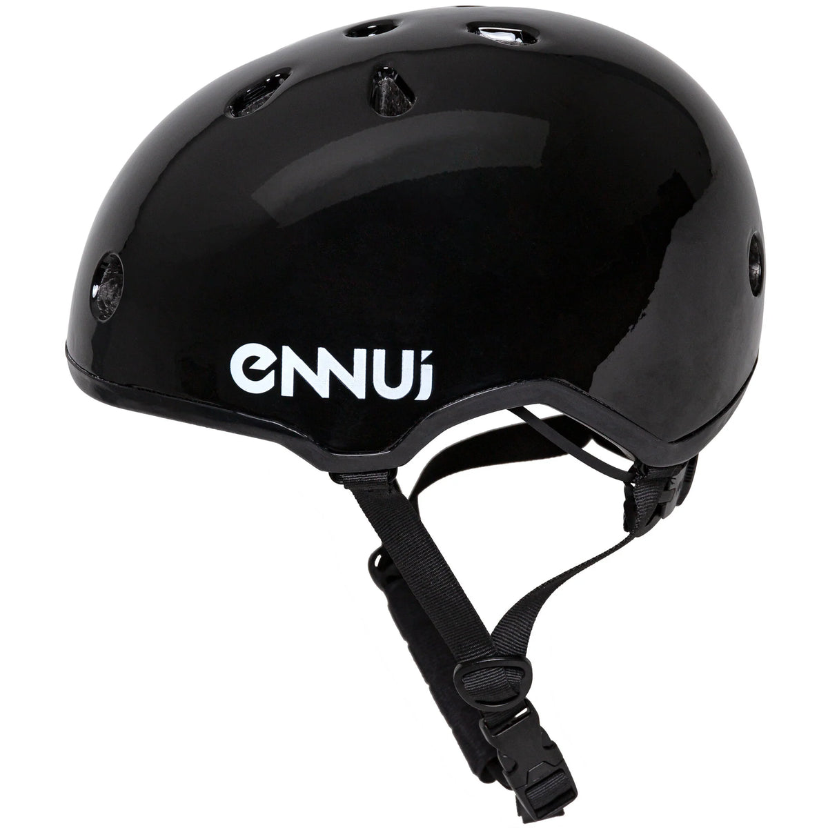 Ennui Elite Black Helmet (include removable peak)