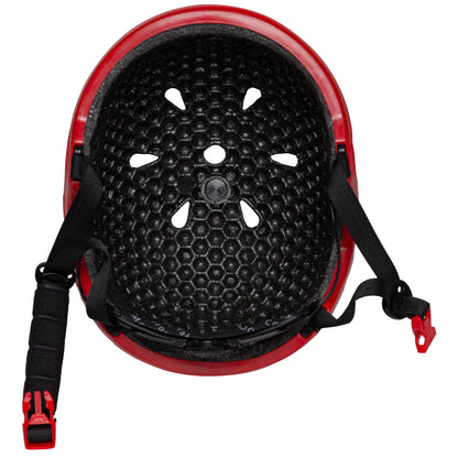 Ennui Elite Red Helmet (include removable peak)