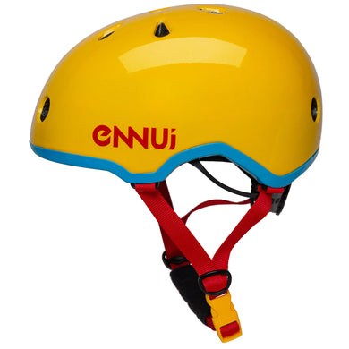 Ennui Elite Yellow Helmet (includes removable peak)