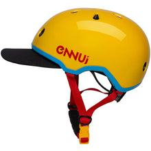 Load image into Gallery viewer, Ennui Elite Yellow Helmet (includes removable peak)