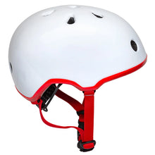Load image into Gallery viewer, Ennui Elite White w Red trim (include removable peak)