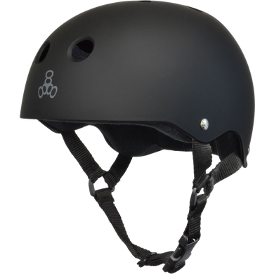 Triple 8 Sweatsaver Helmet (Black) - Oak City Inline Skate Shop