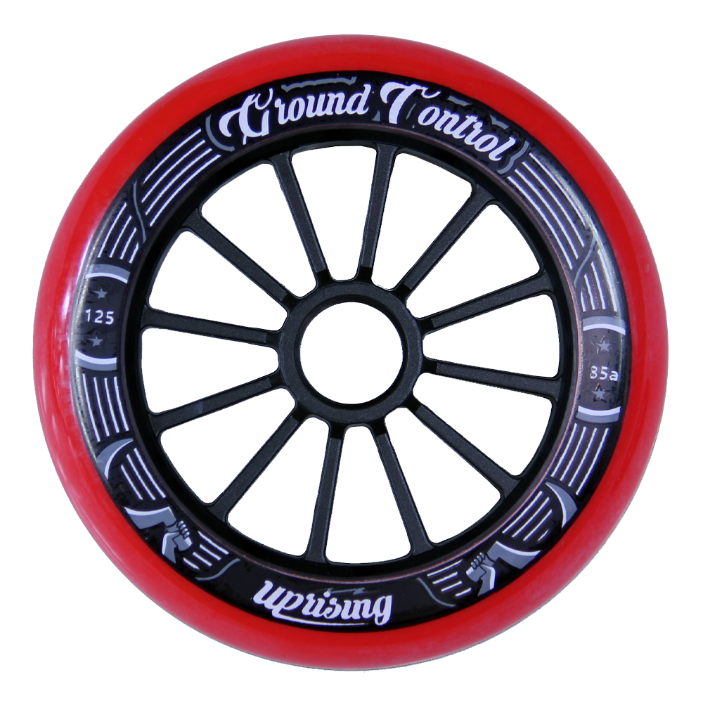 Ground Control 125mm Wheel Pack (3 wheels) - Oak City Inline Skate Shop