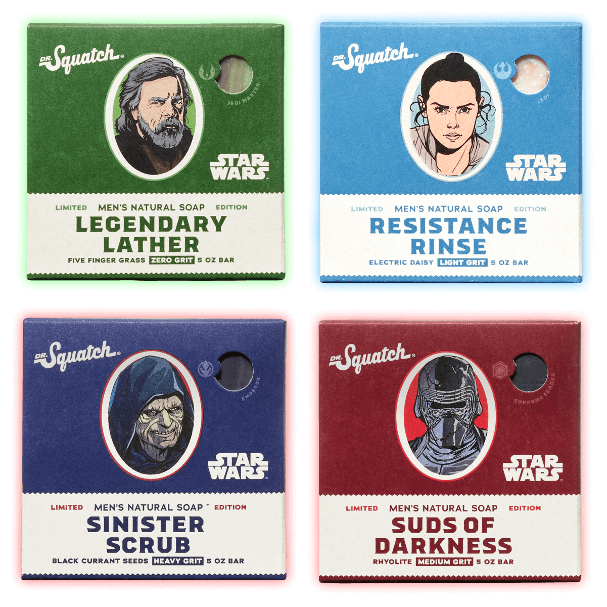 Dr Squatch Soap - Star Wars Edition: Collection II (Individual Bars Available)