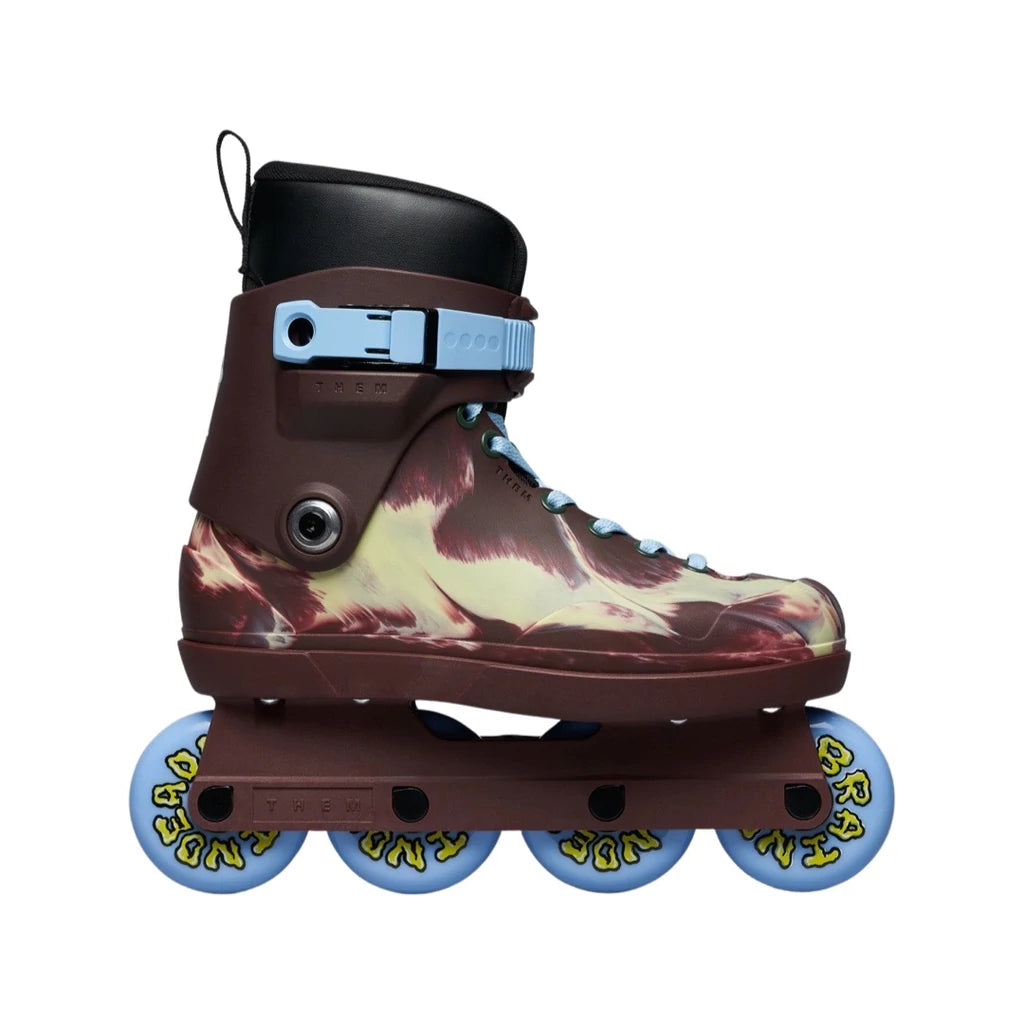 Them 909 Brain Dead 80mm Skate - CLEARANCE - Oak City Inline Skate Shop