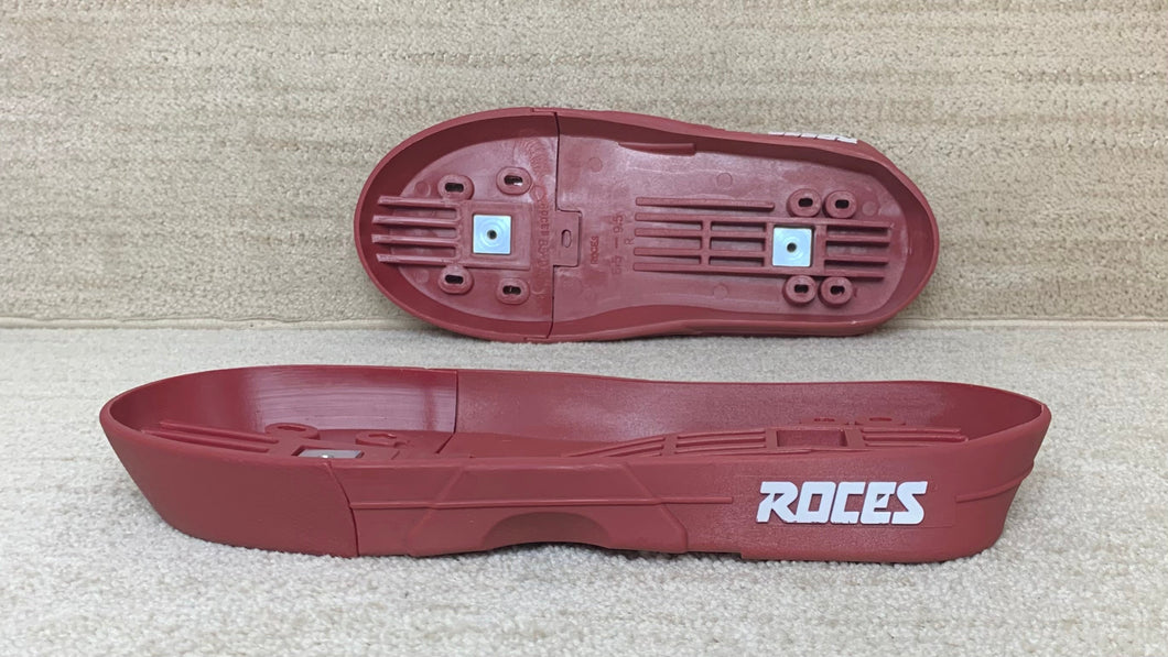 STOCK Roces Fifth Element Two-Piece Soulplates (Red) 6-9us