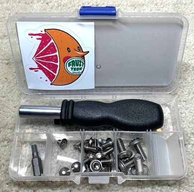 Fruit Tech Hardware: Roces 5th Element & Valo TV Models Complete Boot Kit