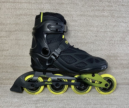 Powerslide Playlife Lancer Black 84 Skate for Men (10us and above) *Clearance - Slightly Damaged Boxes*