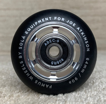 Famus Joe Atkinson Pro Wheels with Abec 9 Bearings (64mm, 4 pack)