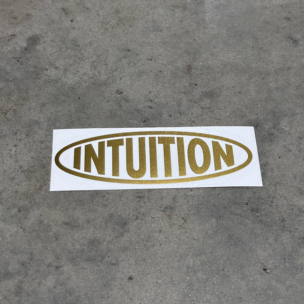 Intuition Liners Gold Sticker