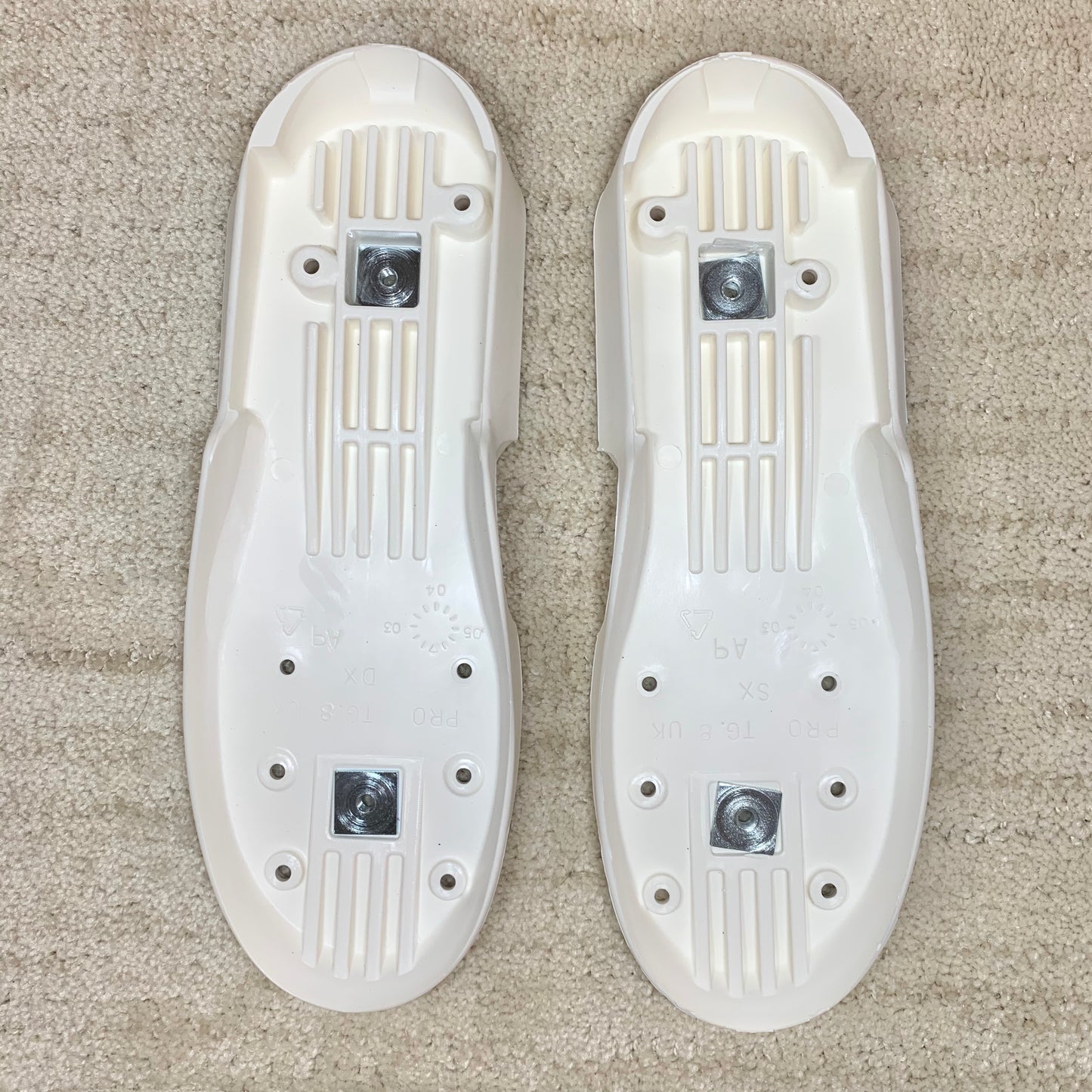 Roces M12 / V13 Replacement Soulplates (Bone White)