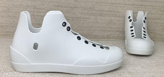 Them Skates 909 White Lower Shell Only (Black Eyelets)