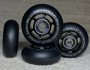 Famus Joe Atkinson Pro Wheels with Abec 9 Bearings (64mm, 4 pack)