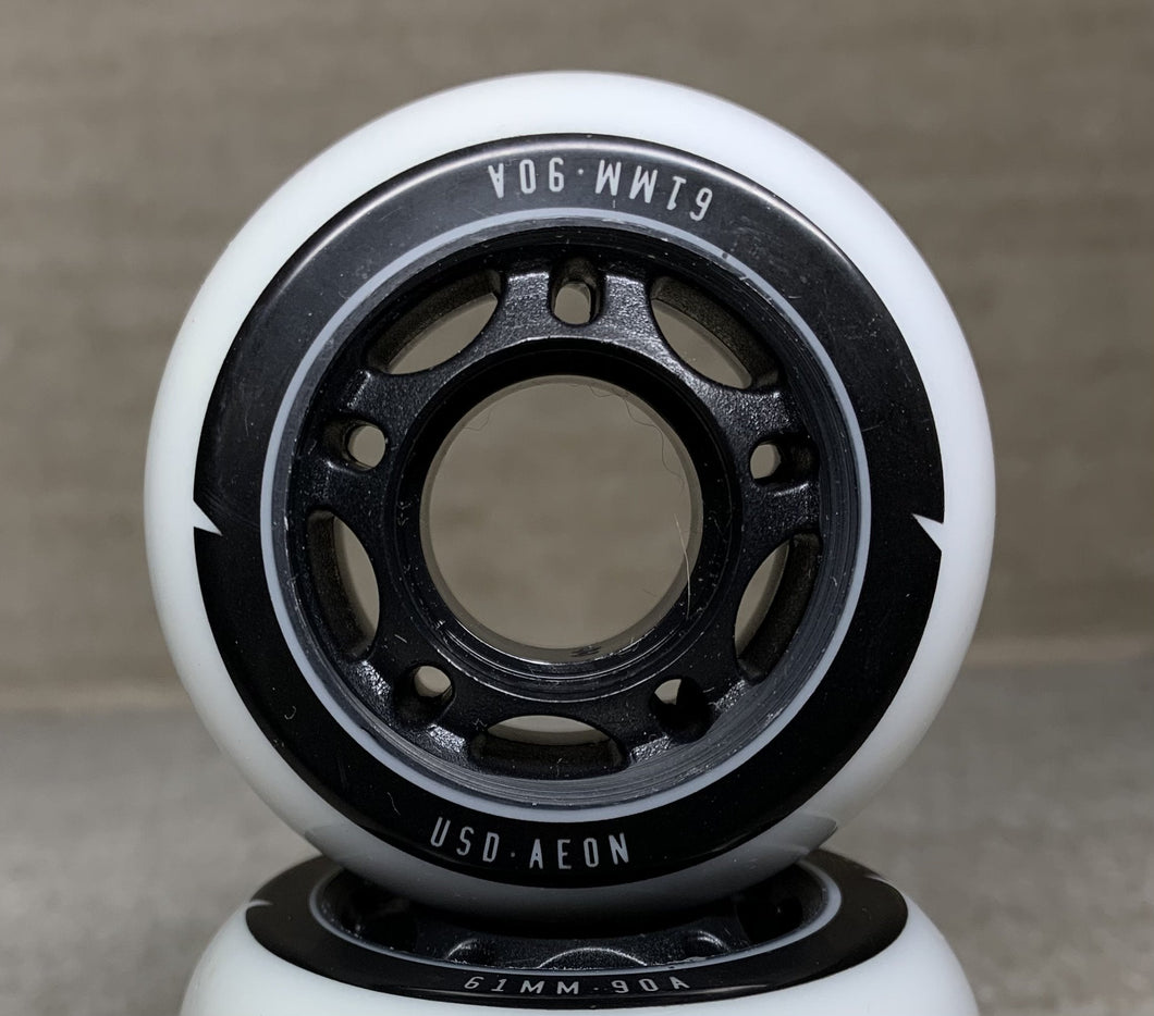 USD Team Stock Wheel 61mm 90a *Clearance: Yellowed Urethane*