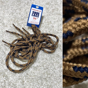 Brown & Navy Laces (54")