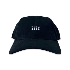 Them “4 dots” 6 Panel Hat (Black)