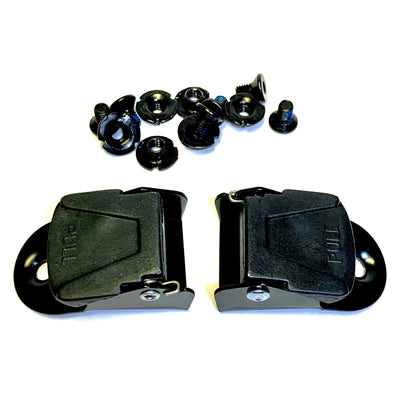 Razors Replacement Buckle/Strap Kit (black) - Oak City Inline Skate Shop