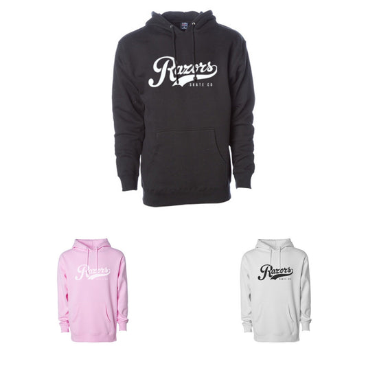 Razors Skate Slugger Hoodie (Black, Pink or White) - CLEARANCE