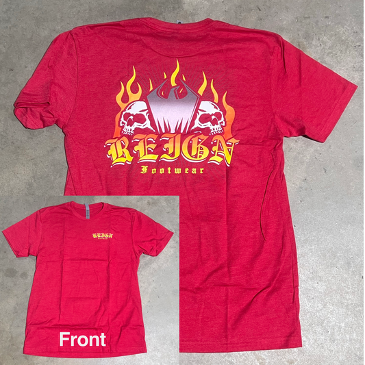 Reign Red Fire Tee (Medium) - Clearance